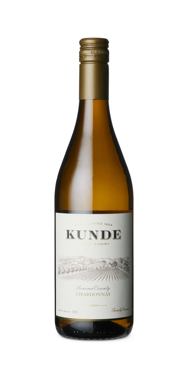 Kunde Family Winery, Chardonnay, Sonoma County, 2019
